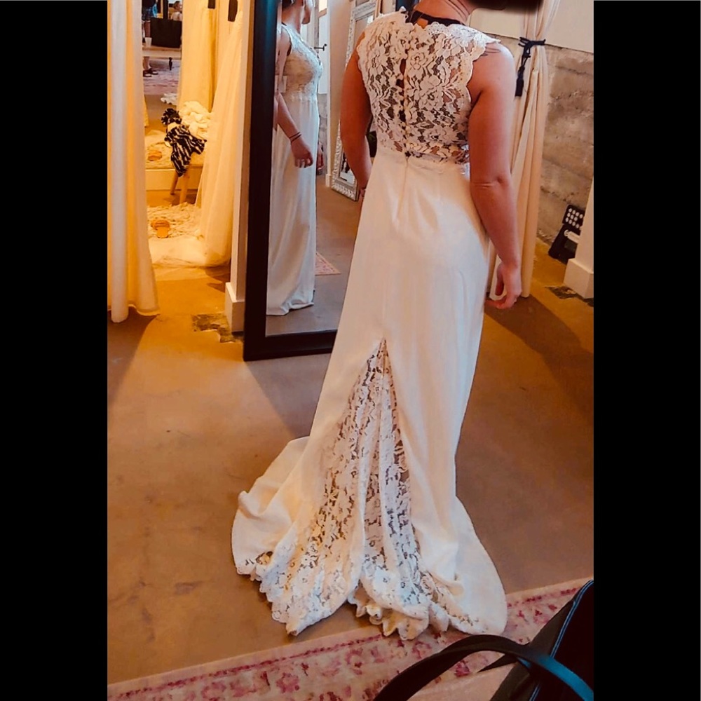 Tadashi shoji wedding dress.
